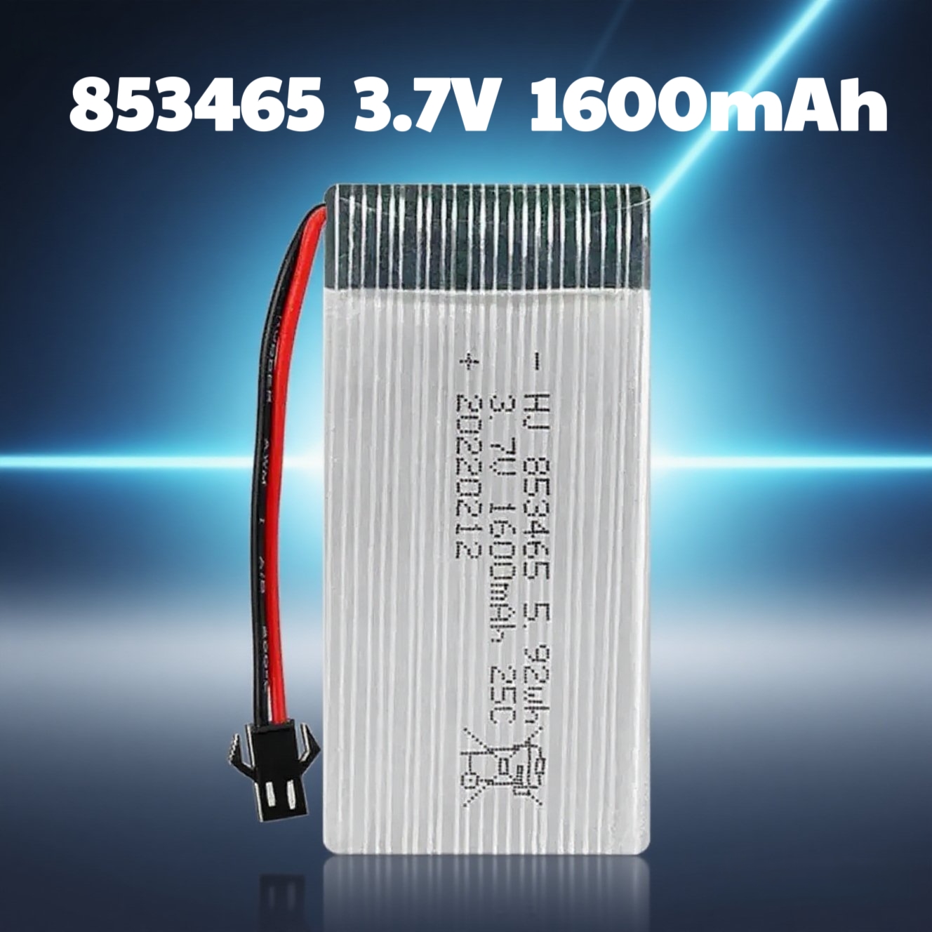 Drone Aircraft Jjrc - 853465 Model Aircraft Battery 3.7V 1600mAh