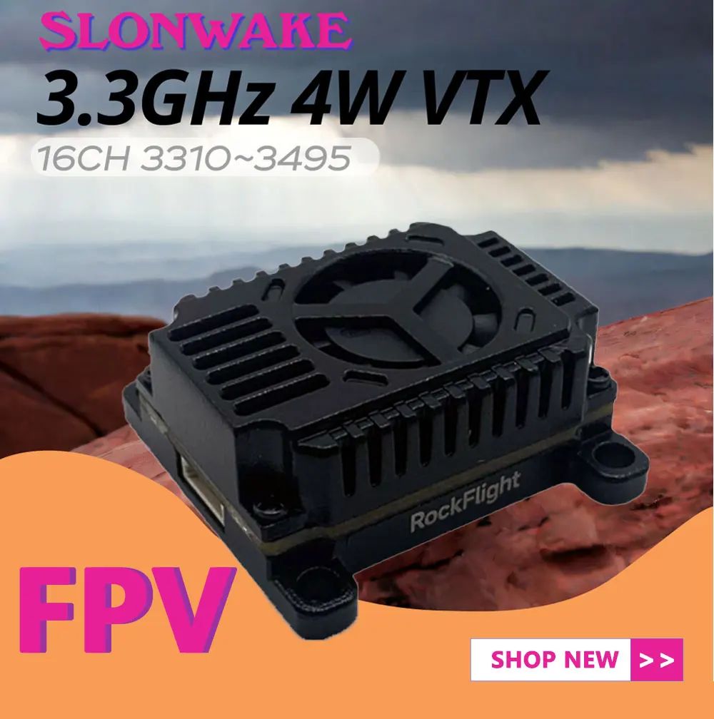 SLONWAKE FPV 3.3G 16CH 4000mW  - Rc Transmitter 评论和价格