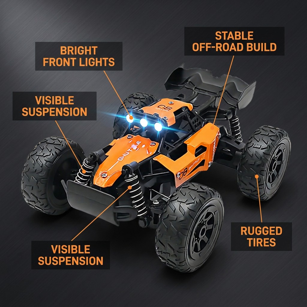 4WD RC Car 1:32 Scale Off-Road - Drone Vera Rc 评论和价格