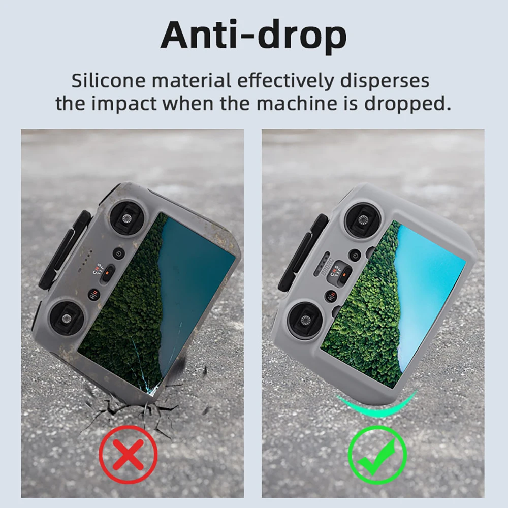 BRDRC Silicone Case for DJI NE - Drone Dji Rc Pro 2 评论和价格