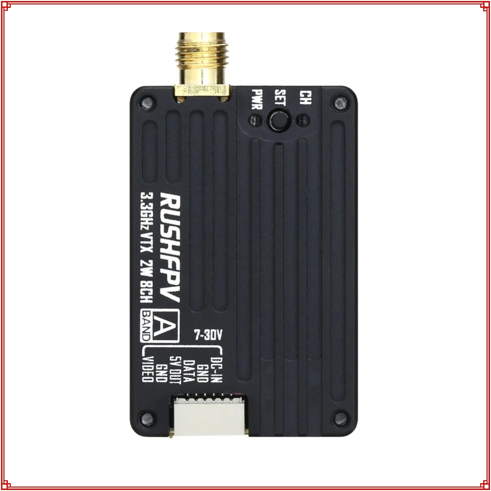 2026 New RUSHFPV 3.3G 2W VTX T - Rc Transmitter 评论和价格