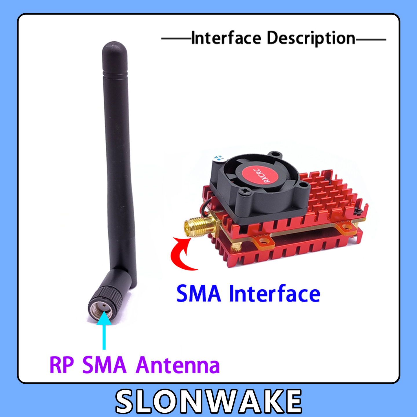 SLONWAKE 5.8G 2W VTX FPV 1800T - Drone Rc Camera 评论和价格
