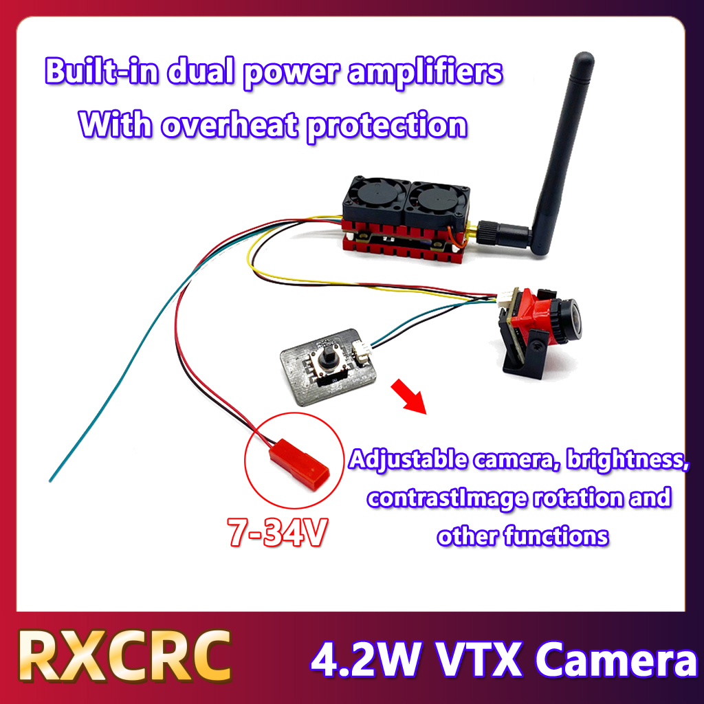 RXCRC 5.8G 48CH 4.2W High Powe - Drone Rc Camera 评论和价格