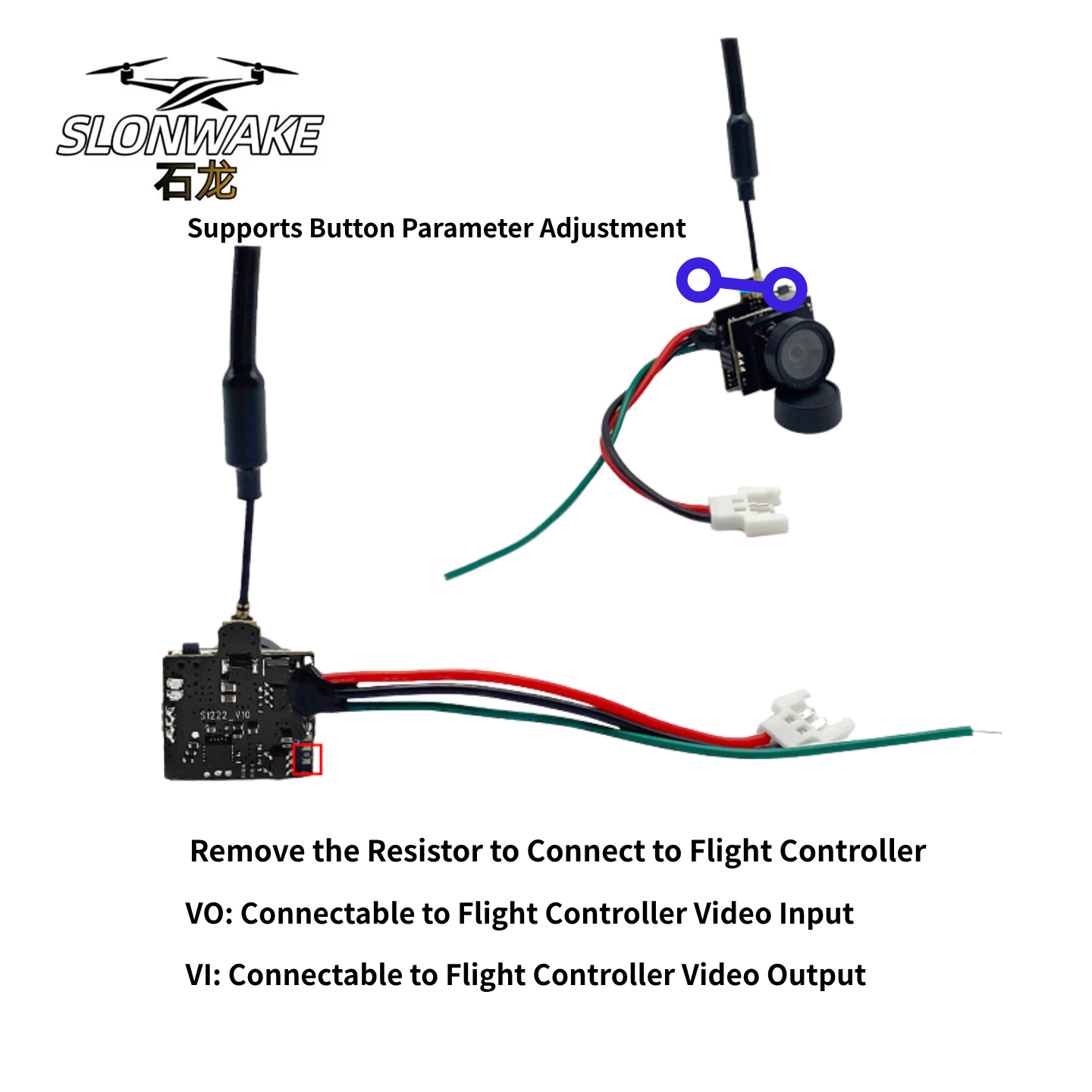 SLONWAKE 5.8G Analog Video Tra - Drone Rc Camera 评论和价格