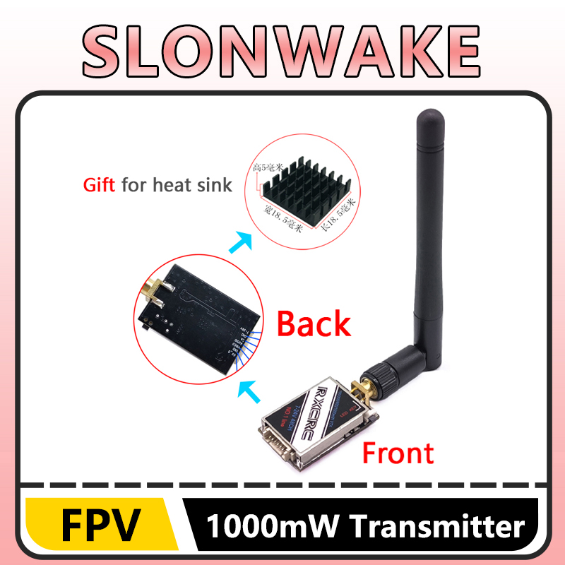 SLONWAKE  5.8G 48CH 1W VTX 100 - Drone Rc Camera 评论和价格