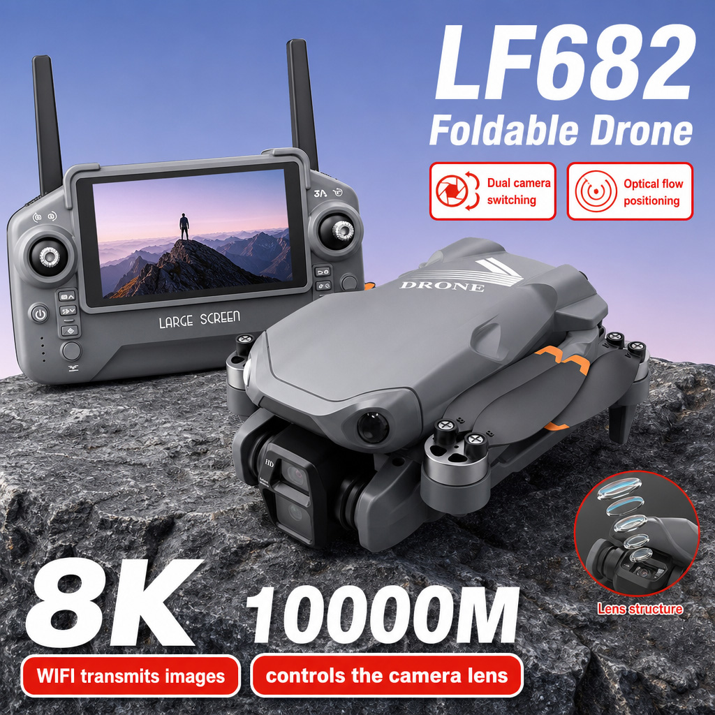 Aerial Photo LF682 Drone 8K HD - Drone Rc Holder 评论和价格