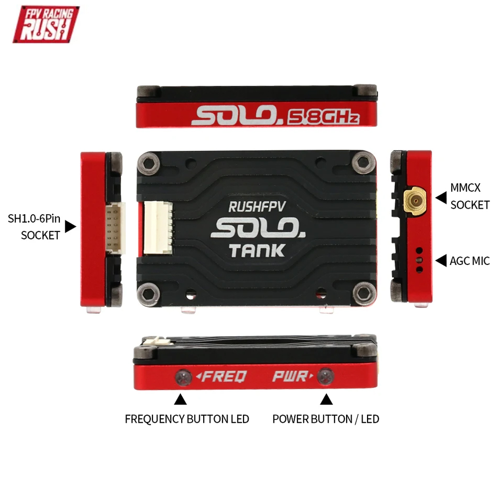 RUSHFPV Tank Solo VTX 5.8GHz 1 - Rc Transmitter 评论和价格