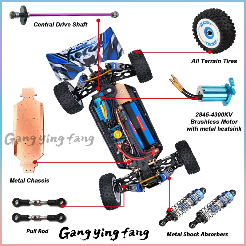 1/12 124017 Wltoys -V8  2.4G R - Rc Drift Car Kit 评论和价格