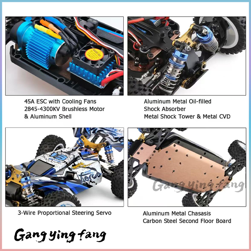 1/12 124017 Wltoys -V8  2.4G R - Rc Drift Car Kit 评论和价格