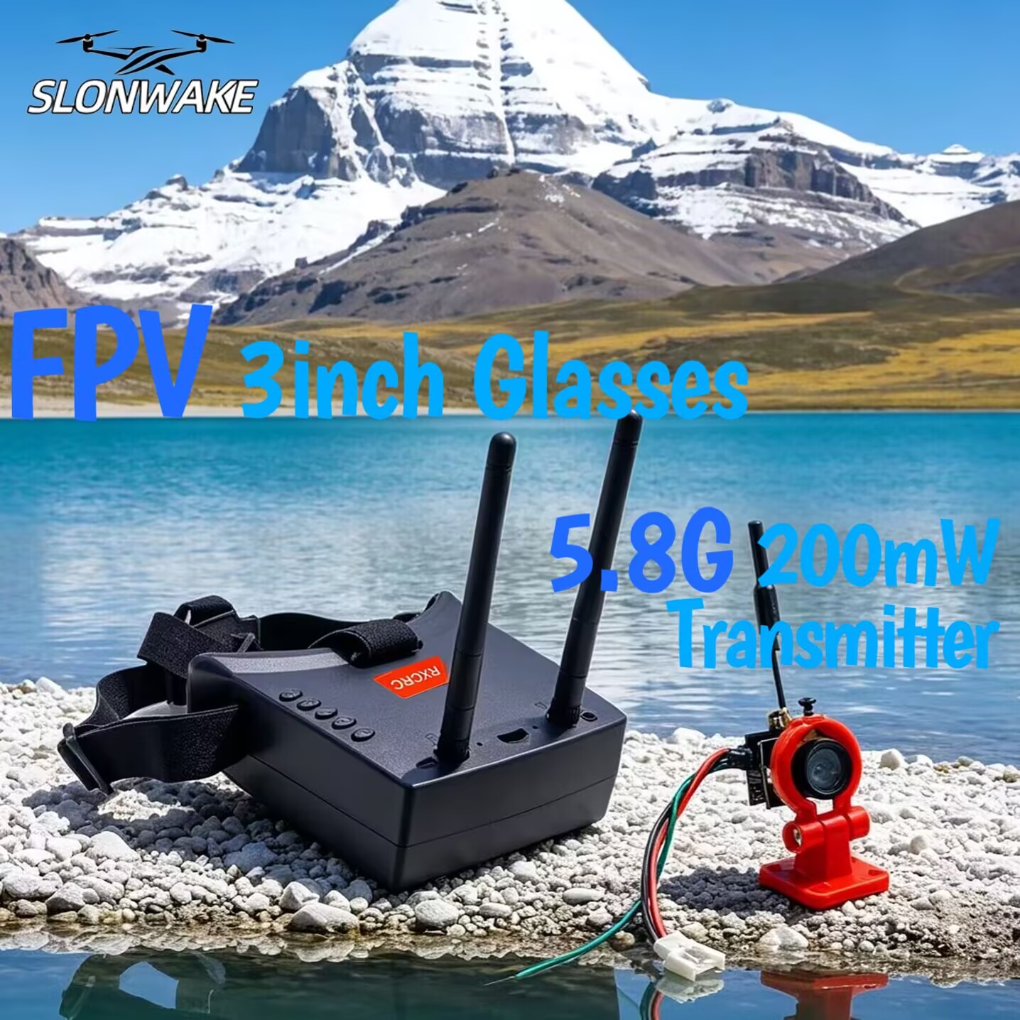 SLONWAKE 5.8G Analog VTX Trans - Drone Rc Camera 评论和价格